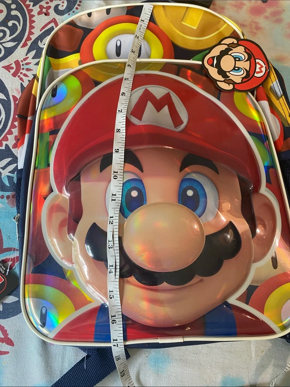 Super Mario backpack school book bag